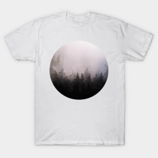 Watercolor navy forest T-Shirt